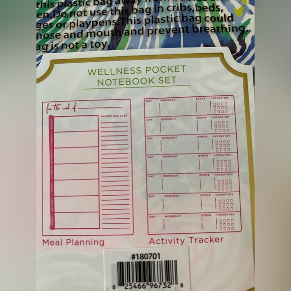 Lilly Pulitzer Beach Please Wellness Tracker NWT - Picture 3 of 3